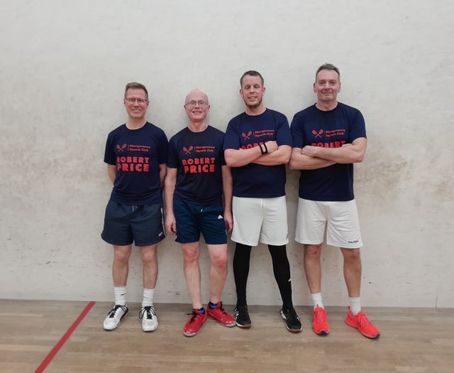 Squash club's B team make it six wins in a row