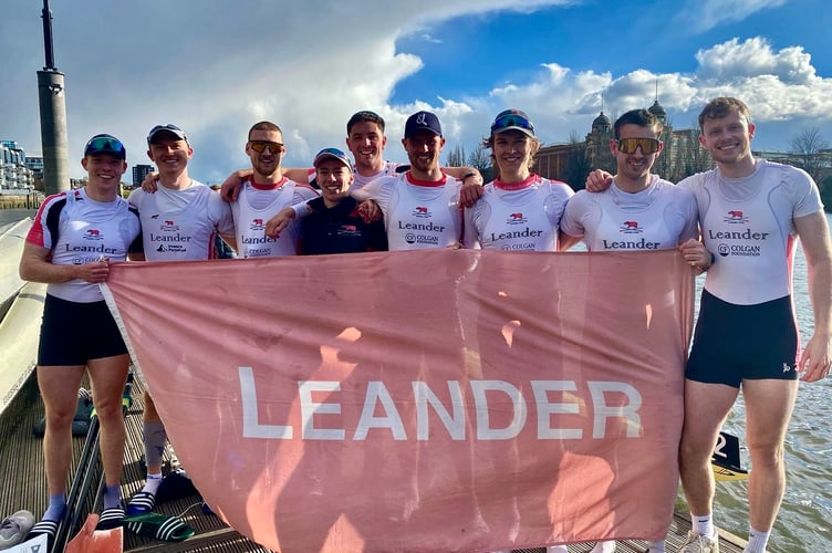 Jack Tottem steered Leander to victory in the head of the River Race