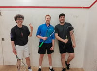 Squash team's winning run ended in thriller