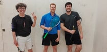 Squash team's winning run ended in thriller