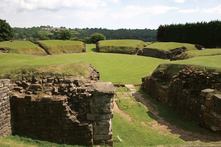 The excavated Amphitheatre 

