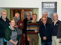 Abergavenny Quiz League winners celebrate