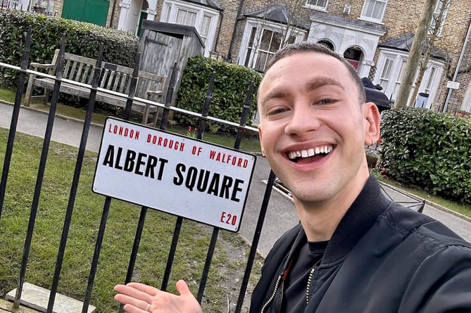 Olly Alexander appeared in EastEnders last week ahead of Eurovision. Photo: BBC/Olly Alexander