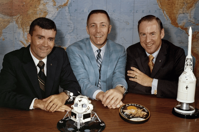 The Apollo 13 crew.