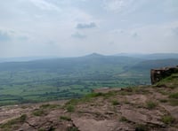 
Getting high on the Skirrid! 