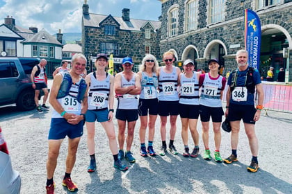 Runners go extra mile on Cader Idris and 100-mile relay