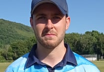 Ryan clatters Clydach with 102