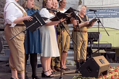 D-Day 80 marked in words and music at market hall in Abergavenny