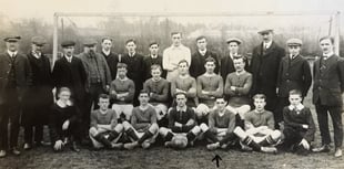 
Llanfoist FC during its Peaky Blinders period!  
