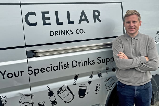 Rhys Anstee, co-owner of Cellar Drinks Company.