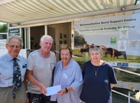 Fundraising boost for Monmouthshire Rural Support Centre  at Raglan