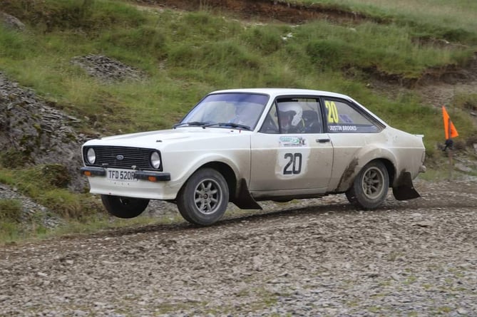 First time in an Escort for 40 years, Ian Evans and Justin Brooks took 10th 