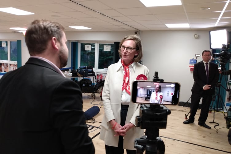 Catherine Fookes MP at the count