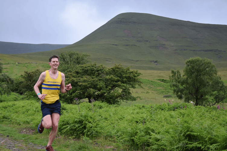 A runner in the Pen y Fan race. Photo: Sally Cameron