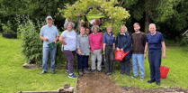 Goytre garden waves the Green Flag