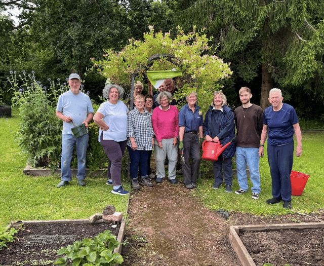 Goytre garden waves the Green Flag