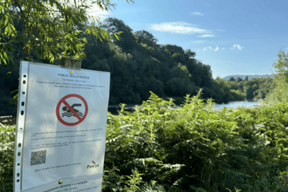 Hay-on-Wye bathing spot closed to swimmer after bugs found