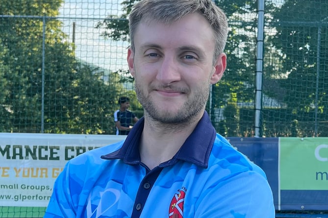 Will Glenn cracked a magnificent 156 not out for Abergavenny. Photo: Abergavenny CC