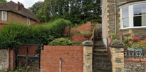 Stairway to nowhere to be used for new house