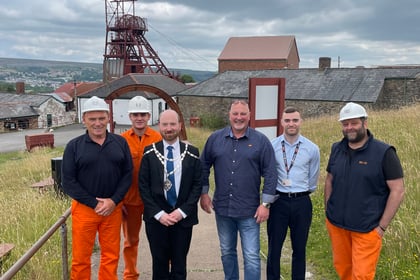 Blaenavon Town Council celebrate mining apprenticeship success