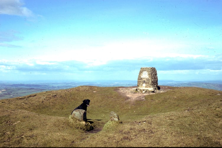 The chapel site on the Skirrid