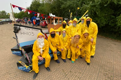 Whatever floats your boat for raft race paddlers