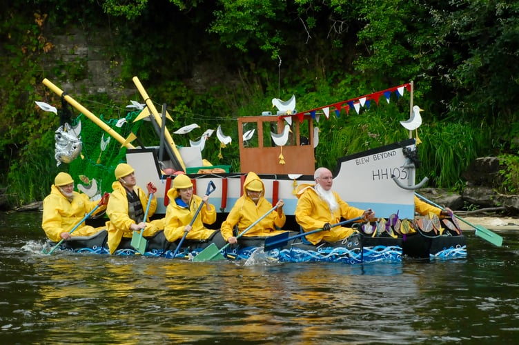 Henson's Heroes on the river