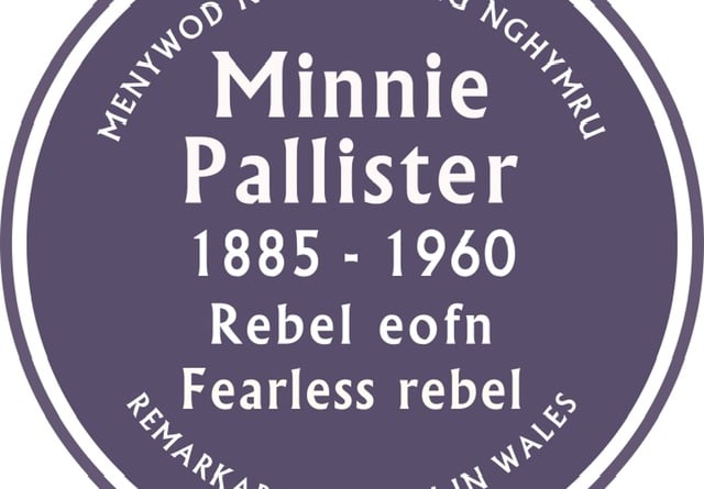 Minnie Pallister plaque