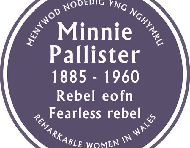 Minnie Pallister plaque