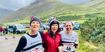 Peak of success for fell running team