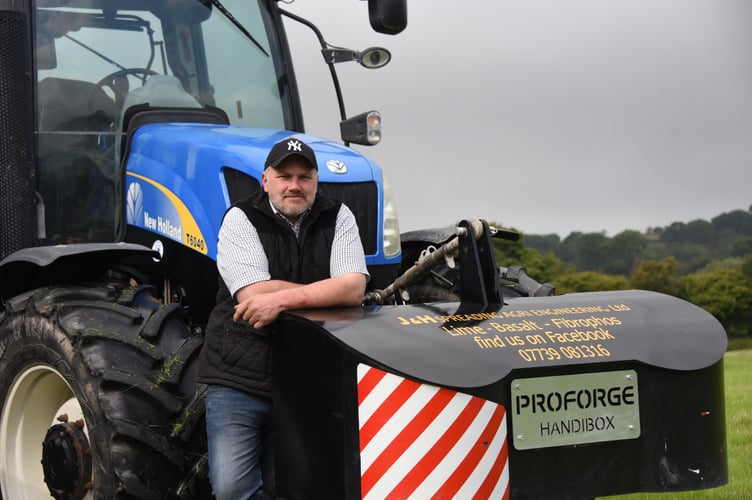 Phil Hughes J&H Spreading Agri Engineering Ltd, Chapel House Farm, Abernant, Builth Wells, Powys, 31st August 2024