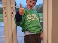 Local lad pedals for Macmillan!