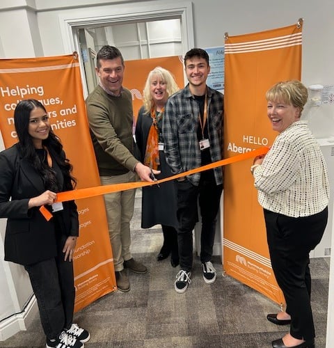 Monmouthshire team opening their new Community Connect

 