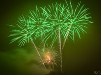 WATCH: Blaenavon Blues FC host epic firework display!