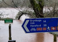 
WATCH: The Abergavenny flood damage caused by Storm Bert!