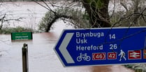 
WATCH: The Abergavenny flood damage caused by Storm Bert!