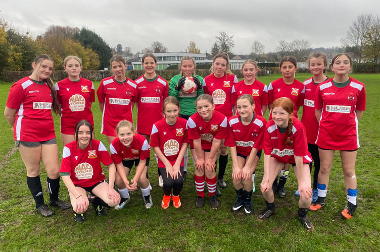 The King Henry VIII girl football teams have been kicking on this term