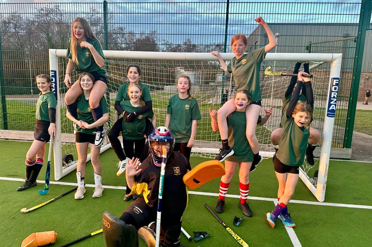 Fun and games with the King Henry VIII hockey girls