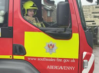 

Thomas enjoys the day of his dreams at Abergavenny Fire Station 