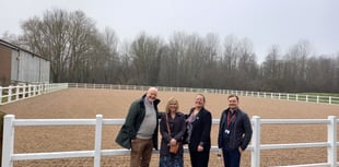 Monmouth MS Peter Fox visits Coleg Gwent’s rural centre at Usk