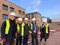 Councillors pay visit to new school site in Abergavenny