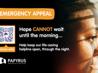 Suicide prevention charity Papyrus launches emergency appeal 
