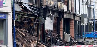 
Cause of Frogmore Street fire cannot be investigated!
