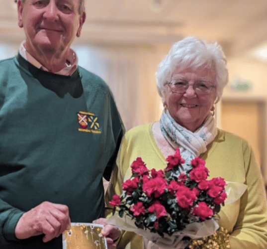 John Prosser and Gill Crane - aber twinning ass